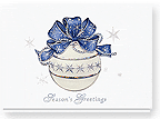 491CS - Seasons Greetings Snowfrost Ornament Card