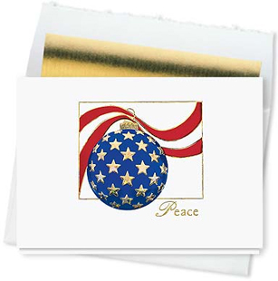 Design #511CW - Patriotic Wishes Greeting Card