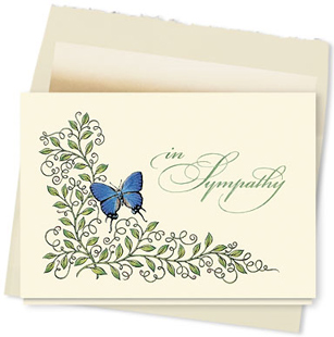 Design #316AY - Graceful Sympathy Card