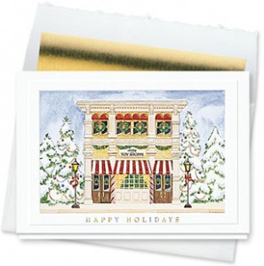 Design #157CW - Holiday Toy Shoppe Christmas Card