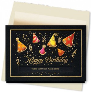 Design #861AY – Party Hats Galore Birthday Card