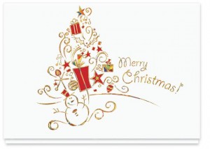 Design #798CW - Holiday Tree Christmas Card