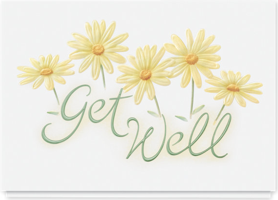 Meadow Flower Get Well Card