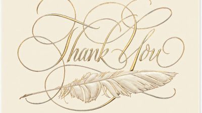 Signature Thank You Card