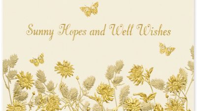 Sunny Hopes and Well Wishes Get Well Card