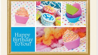 Cupcake Paradise Birthday Card