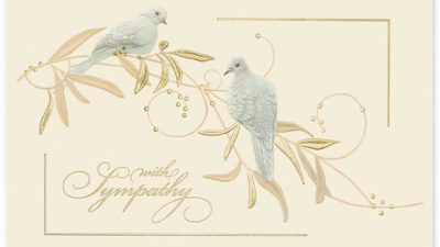 Sympathy Doves Greeting Card