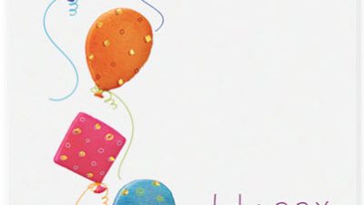 Up, Up and Away Birthday Card