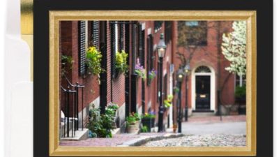 Boston Beacon Hill Christmas Card