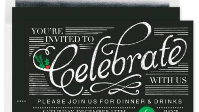 Save the Date Holiday Party Invitation
