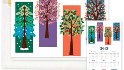 Four Seasons Calendar Card