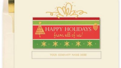 Happy Holidays From All of Us! Card