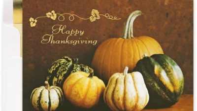 Harvest Bounty Thanksgiving Card
