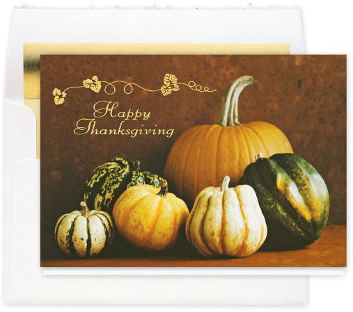 Harvest Bounty Thanksgiving Card