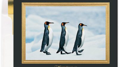 Holiday Penguins Card