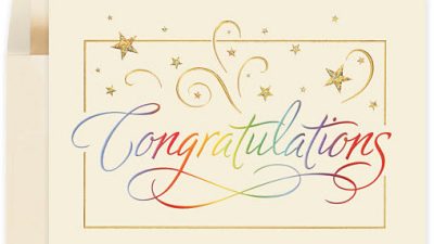 Rainbow Congratulations Card