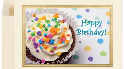 Cupcake Treat Birthday Card