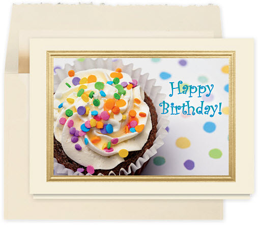 Cupcake Treat Birthday Card