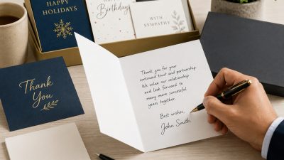 Tips For Appropriately Closing a Business Greeting Card