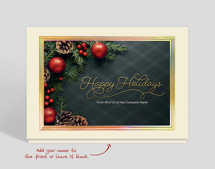 corporate happy holidays cards