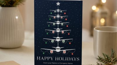 Aviation Holiday Cards vs. Generic Christmas Cards: Why Niche Cards Win