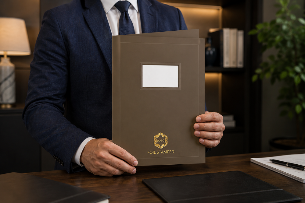 Presentation Folder Paper, Finishes, and Printing Options Explained