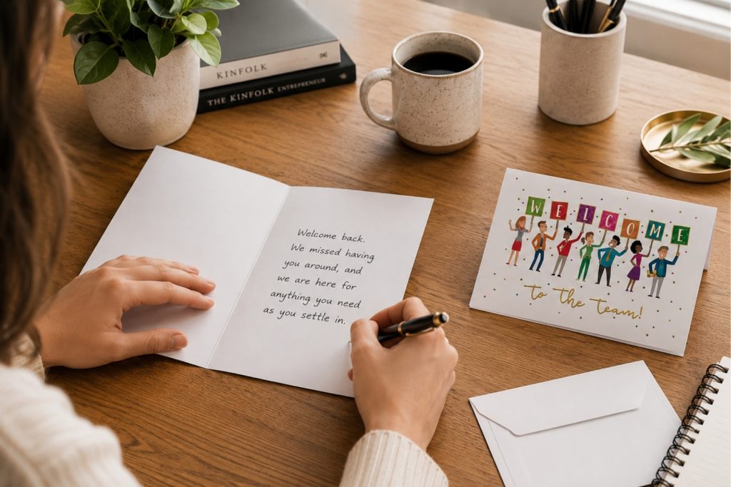 Welcome Back Messages: What to Say When a Colleague Returns from Leave