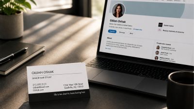 What to Include in a LinkedIn Profile vs. a Business Card