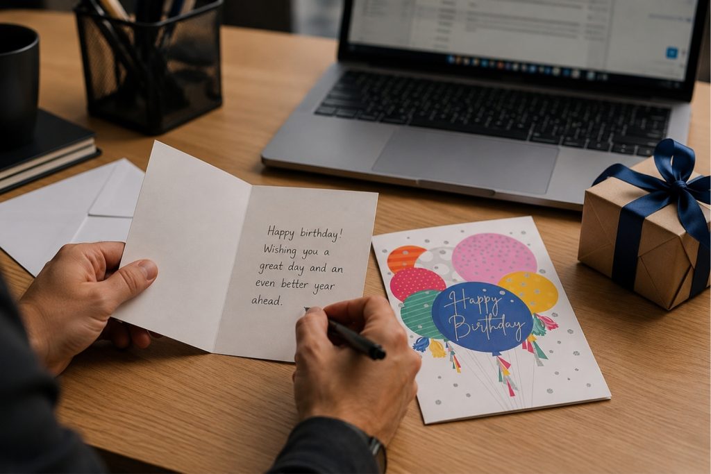 What to Write in a Coworker's Birthday Card: 50+ Messages & Examples