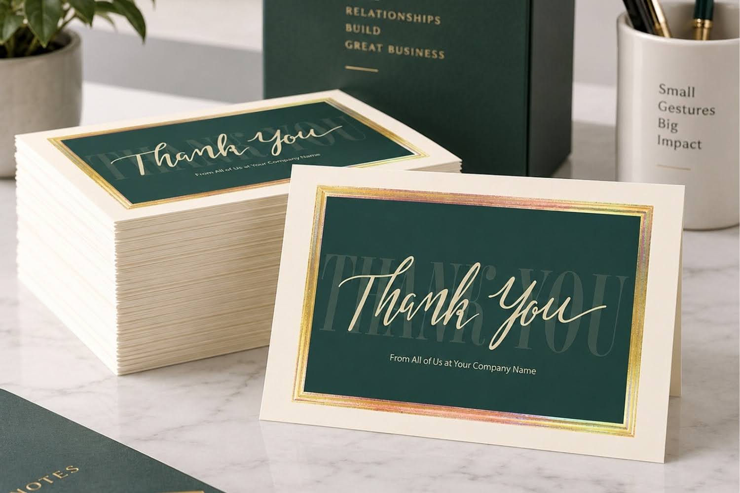 Bulk Thank You Cards for Business: How to Choose, Customize, and Send at Scale