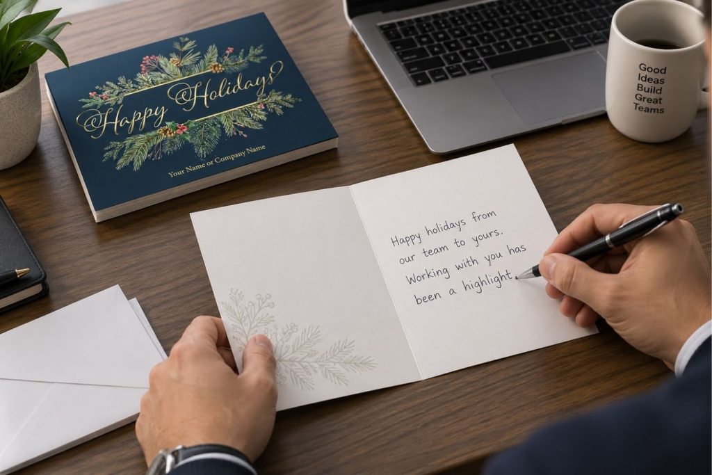 Business Holiday Card Messages for Clients and Employees: 60+ Examples for 2026