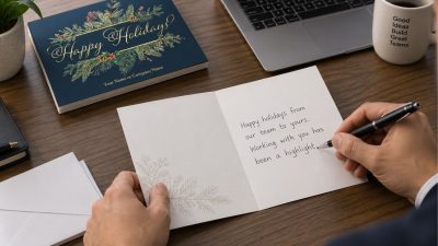 Business Holiday Card Messages for Clients and Employees: 60+ Examples for 2026