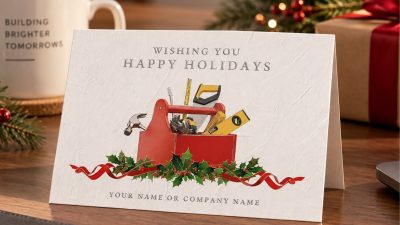 Construction Company Holiday Cards: Building Client Relationships On and Off the Jobsite