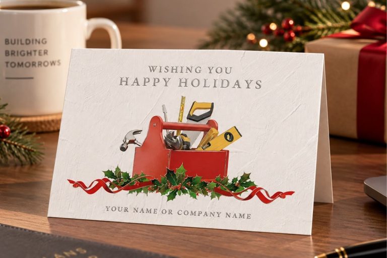 Construction Company Holiday Cards: Building Client Relationships On and Off the Jobsite