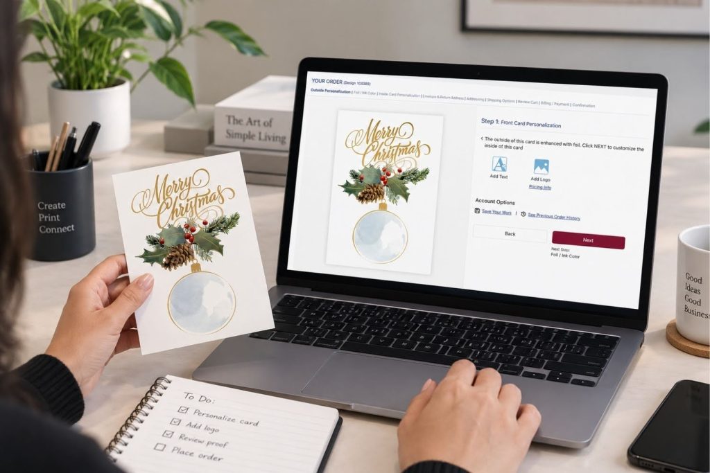 How to Personalize Business Greeting Cards with Your Logo: File Formats and Process
