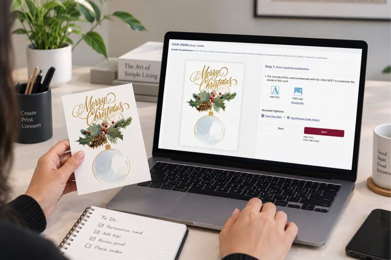 How to Personalize Business Greeting Cards with Your Logo: File Formats and Process