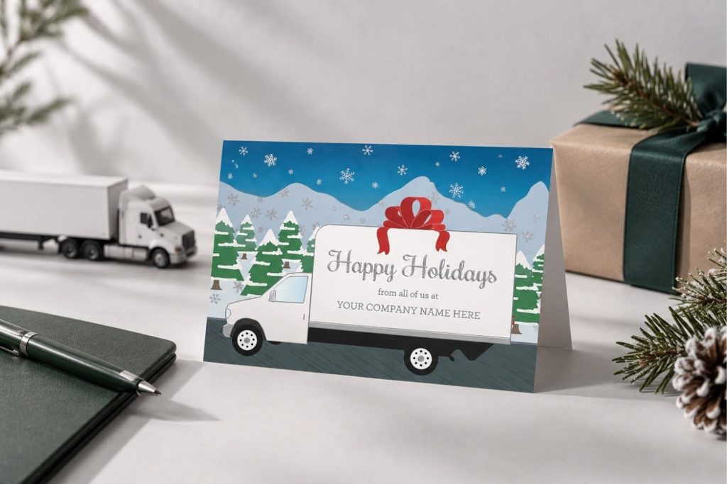 Trucking Company Holiday Cards: A Guide for Fleet and Logistics Businesses